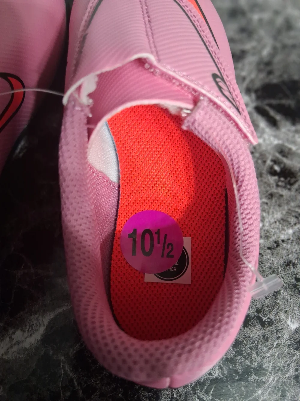 Brand New Lil Kids Nike Mercurial Pink Turf Soccer Shoes Size 10.5C